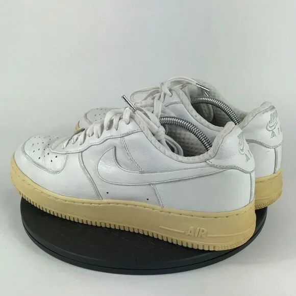 Nike Air Force 1 Premium White Leather 2006 315180-111 Men’s Size 12 - Picture 7 of 12